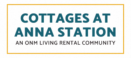 A sign that says "Cottages at Anna Station" is displayed.